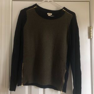 J. Crew Zipper Sweater